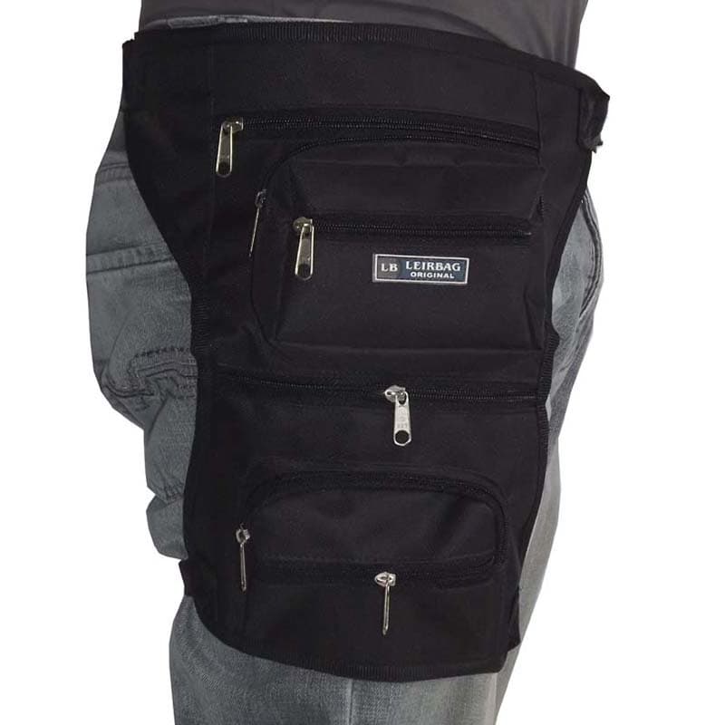 Kit c/13 Pochete Cartucheira De Perna Motoboy Camping Pescaria Rave