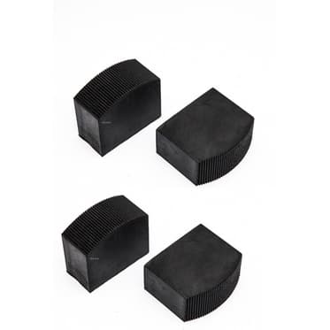 Sapata Ponteira De Borracha 20x60mm  P Escada Aluminio 2 Par