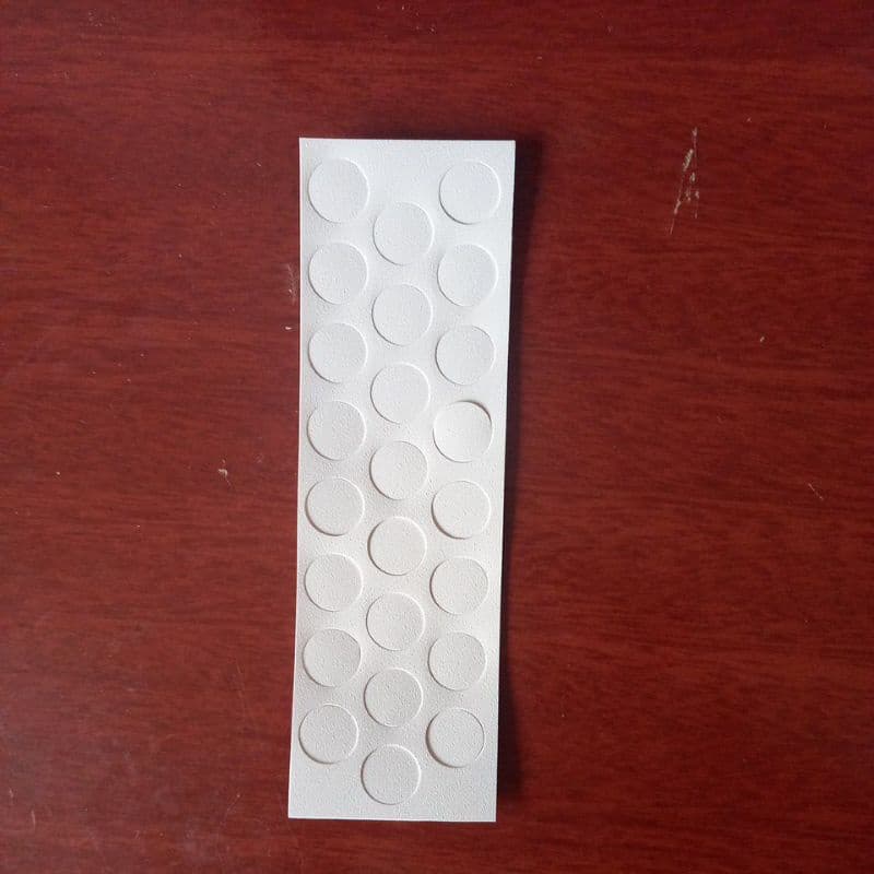 Tapa furo adesivo 13mm texturizado cartela com 24 unidades