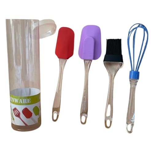Kit Confeiteiro utensílios de Cozinha Espátula Pincel Batedor bolo