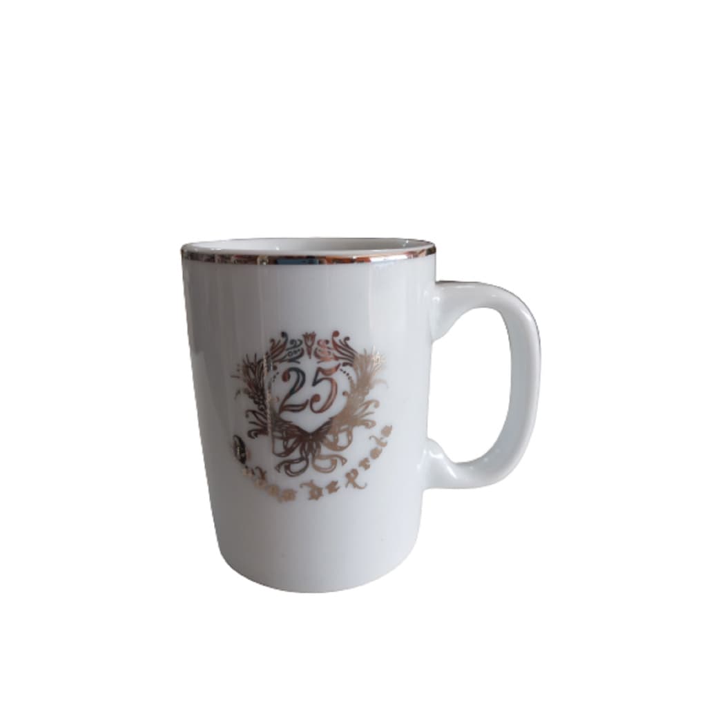 Mini Caneca Bodas De Prata