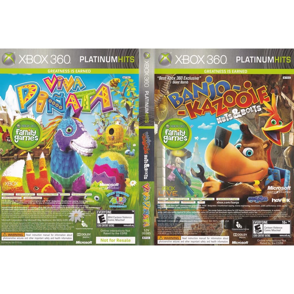 Banjo Kazooie Viva Piñata Xbox 360 - Mídia Física Original