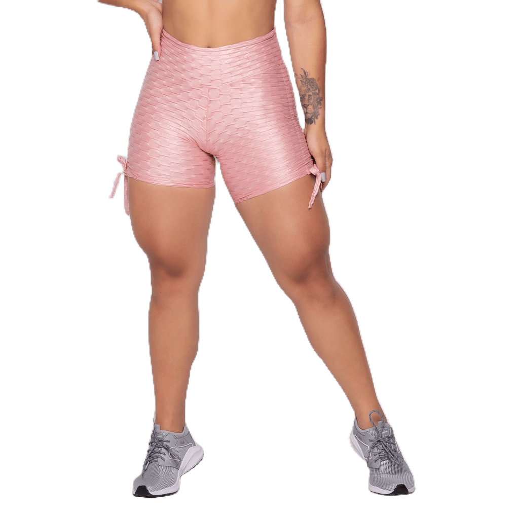 Short Fitness Feminino Dily Alto Relevo Empina Bumbum Roupas para Academia Fabricação Própria