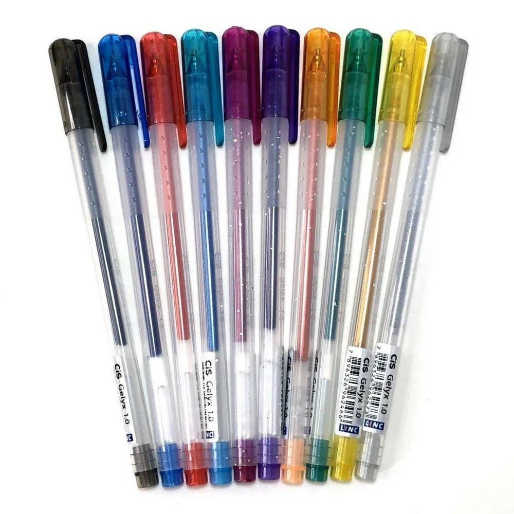 Caneta de Gel CiS Gelyx 1.0 | Caneta de Gel com Glitter