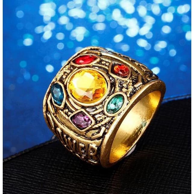 Anel De Energia Infinito Vingadores Thanos Jóias Com Cristais Para Homens