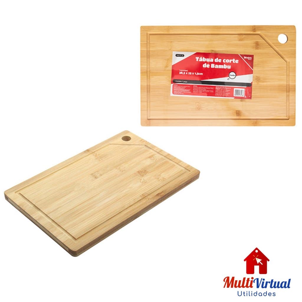TABUA CORTE BAMBU 38,5CM ENVIO IMEDIATO