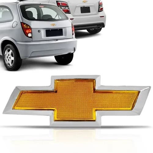 Emblema Gravata Mala Celta 2012 A 2016 / Prisma 2011 A 2012 Astra 2003 A 2010 Dourado 5195