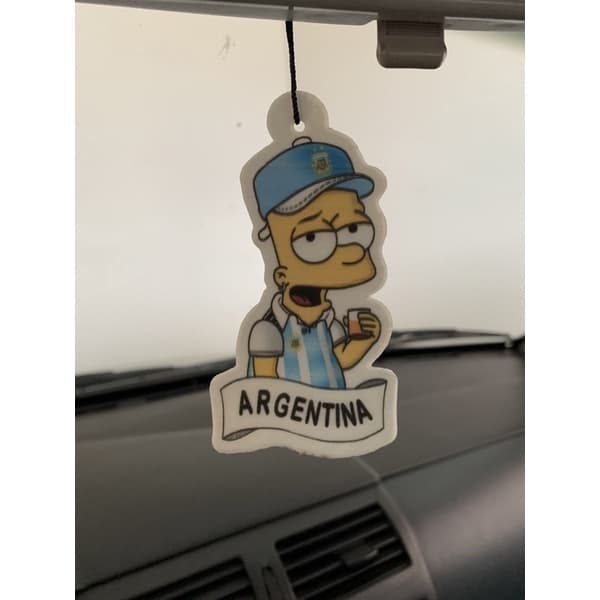 Aromatizantes Personalizados - Time Argentina - Cheirinho de Carro - Pronta Entrega no Brasil - Tipo little trees