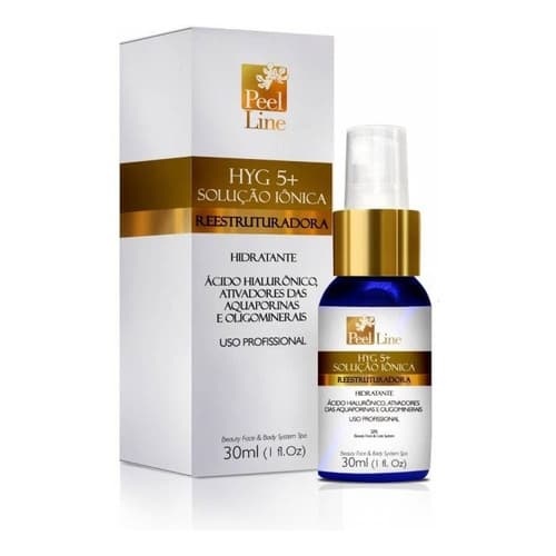 Hyg 5+ Beauty Face & Care Ácido Hialurônico 30ml Peel Line