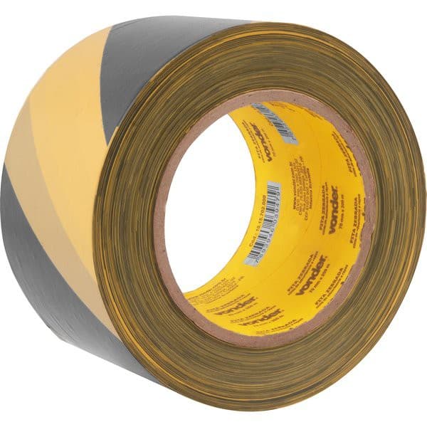 Fita zebrada sem adesivo 70 mm x 200 m VONDER