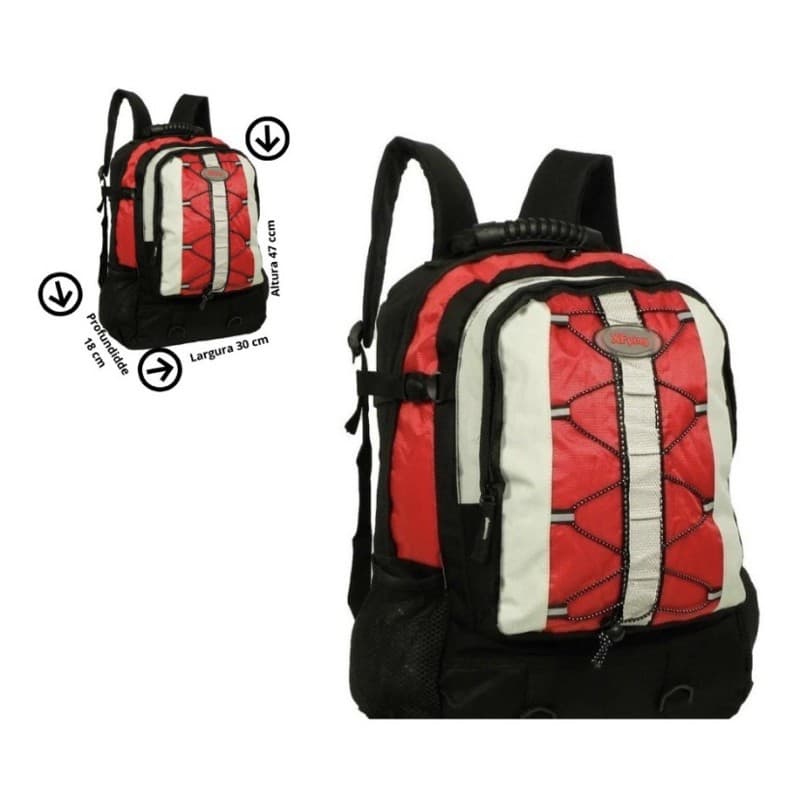 Mochila Escolar Juvenil Reforçada 30 Litros Motocross Trilha -Envio Rapido