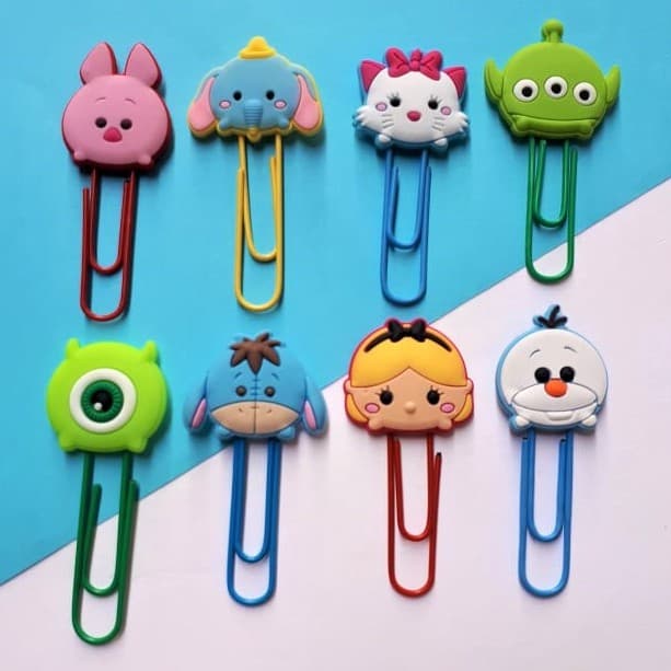Clips Marcador de Páginas Personagens Geek Desenhos Filmes Séries