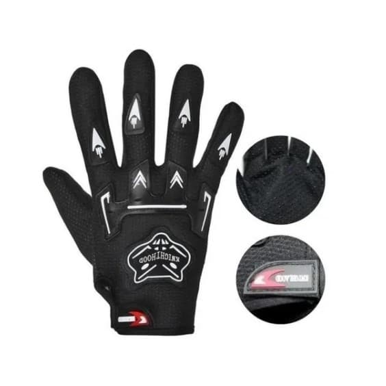 Luva Antideslizante Moto Motoqueiro Motocross Motociclista Tamanho G