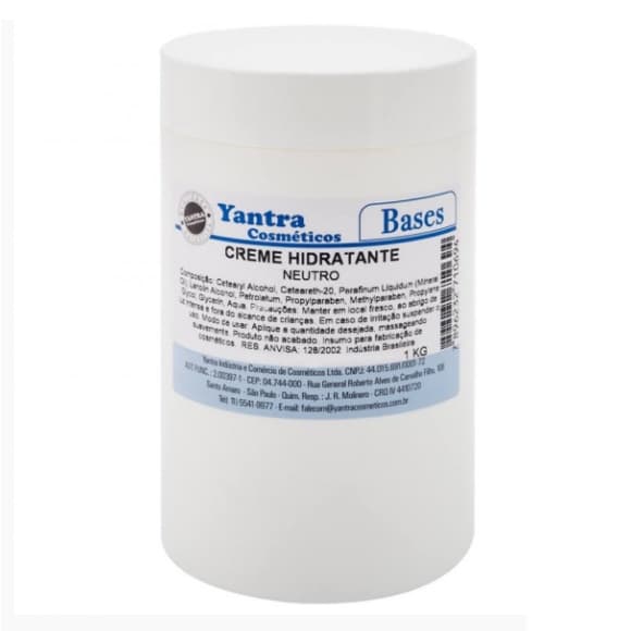 Base Creme Hidratante Neutro 1kg Yantra