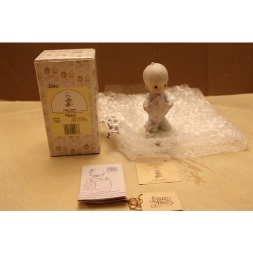 Precious Moments High Hopes 1989 Menino Com Pipa Porcelana