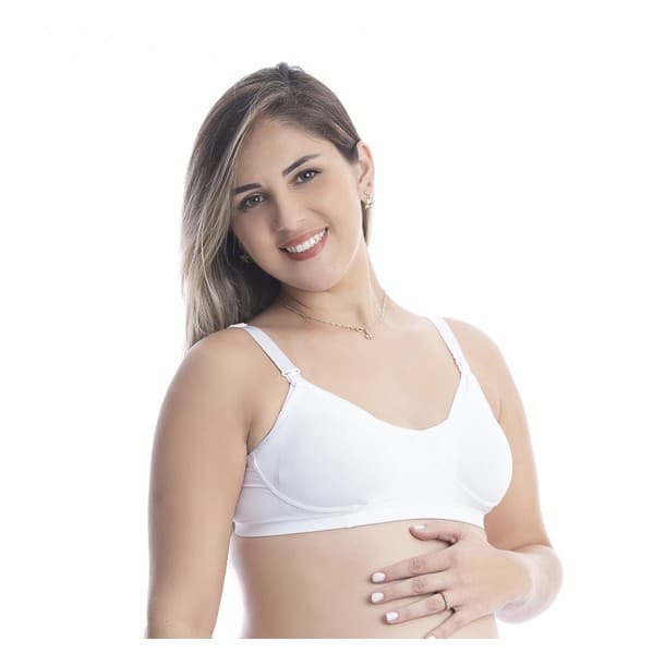 Kit com 2 Soutien Amamentacao Sutia Amamentar Microfibra Gestante