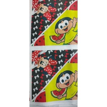 250 bandanas sortidas personalizadas tamanho m sem acabamento.