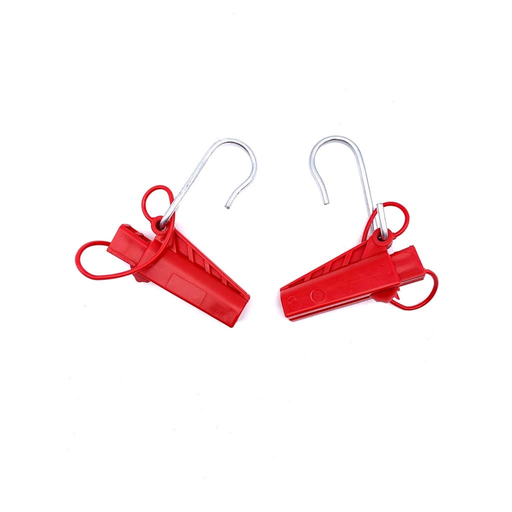 ESTICADOR PARA CABO DROP GANCHO LONGO (VERMELHO)- KIT 50UN