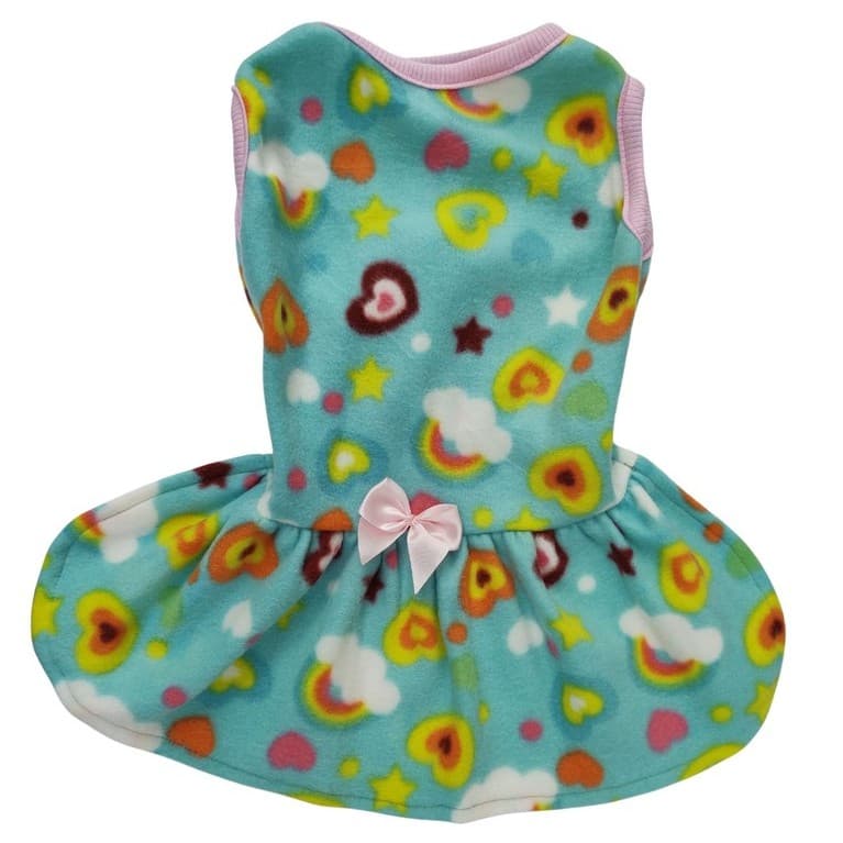 Roupa Pet Vestido Drapeado De Frio em Soft Para Cachorro Pequeno - Dog Roupinha de inverno Pet cães cachorros barato barata caes cães Pets
