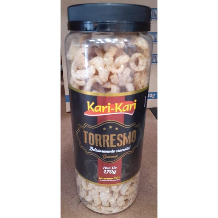 Kit 3 Potes Torresmo Frito no Pote Deliciosamente Crocante Kari Kari 170G - Promoção