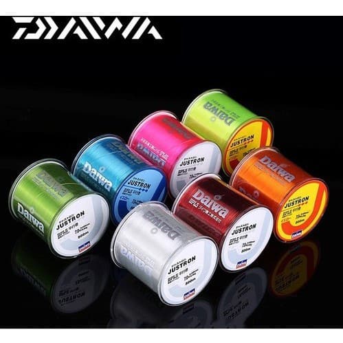 Linha de pesca Daiwa Justron e DPLS Monofilamento 500 Metros