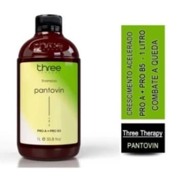 Shampoo Pantovin Pro A + Pro B5 Cresce Até 3X + Rápido Crescimento Capilar Anti-queda-Three Therapy
