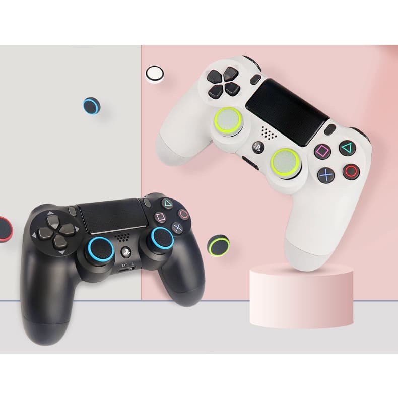 Par de Grip borracha Protetora de Silicone para Analógicos de Controles de PS4, PS5, Xbox One e 360