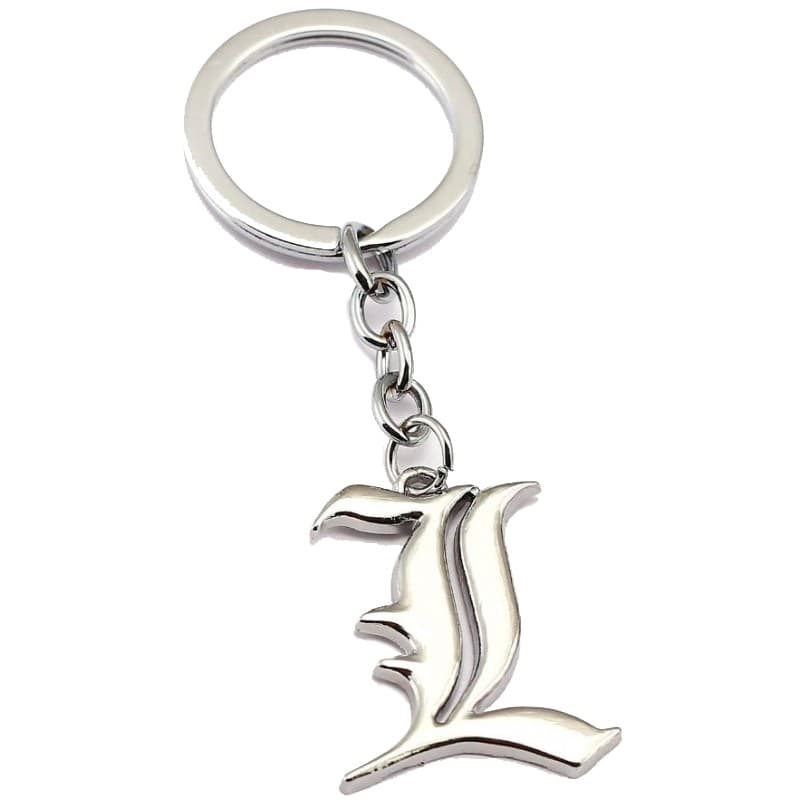 Chaveiro Death Note L Lawliet Pingete De Metal Prateado Ryuuzaki Ryuk Kira Anime Cosplay Presente Geek Produtos Decorativo Para Chaves Bolsas