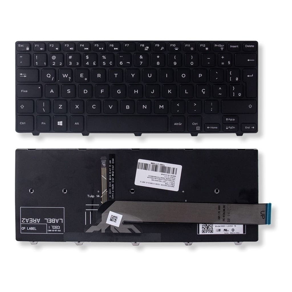 Teclado Para Dell  V147125ar Dp/n: 0jnx71 P/n: Pk1313p2a32