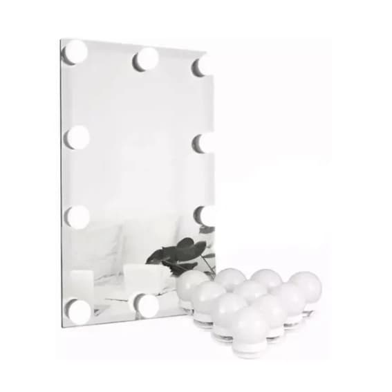 Kit 10 Lampadas De Led Espelho Camarim Penteadeira Arandela