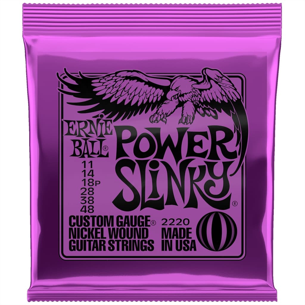 Encordoamento Para Guitarra Ernie Ball Power Slinky 011