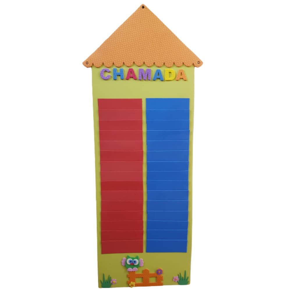 Painel Educativo Para Escola Chamada Do Dia Em EVA