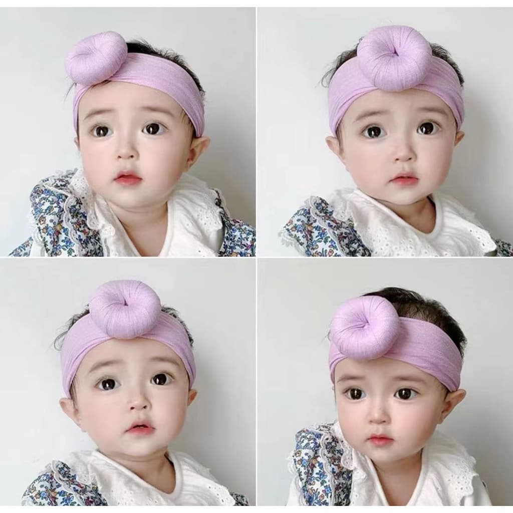Faixa Turbante para Bebê Donuts / Faixa / Turbante