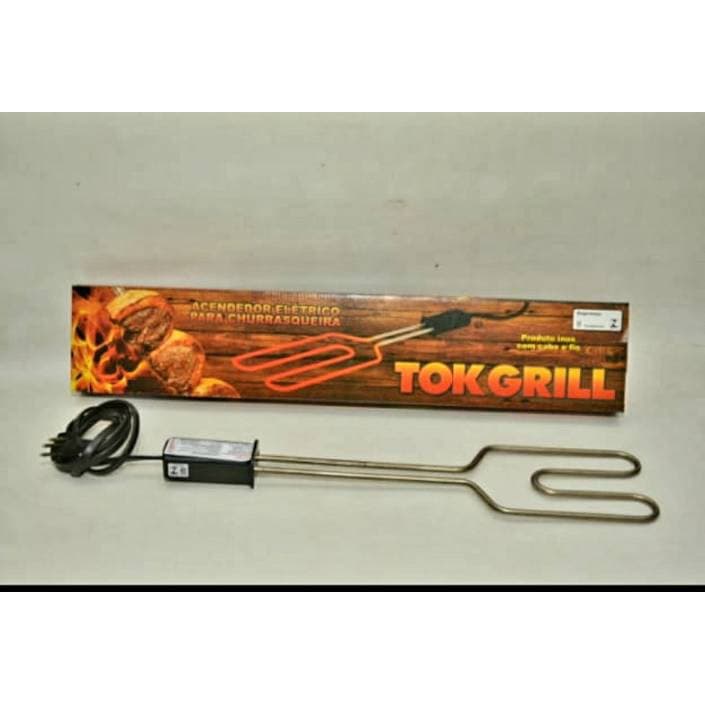 Acendedor elétrico Tokgrill sua exelência na hora do churrasco