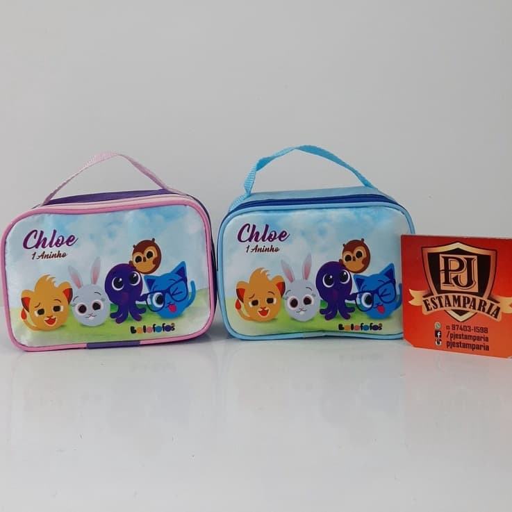 20 peças com Mochilinhas Personalizadas infantil