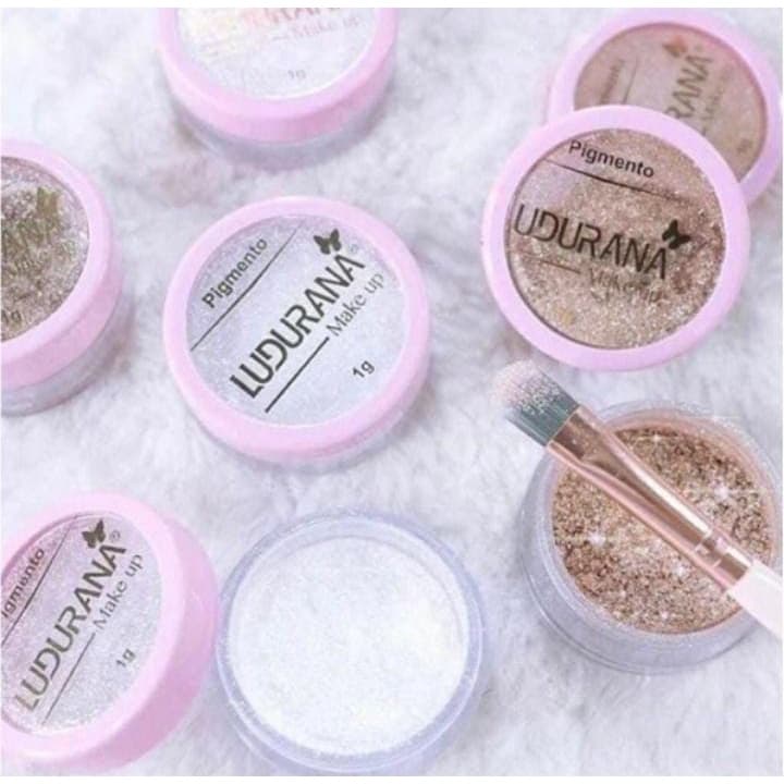 Pigmento Para Maquiagem Ludurana Glitter
