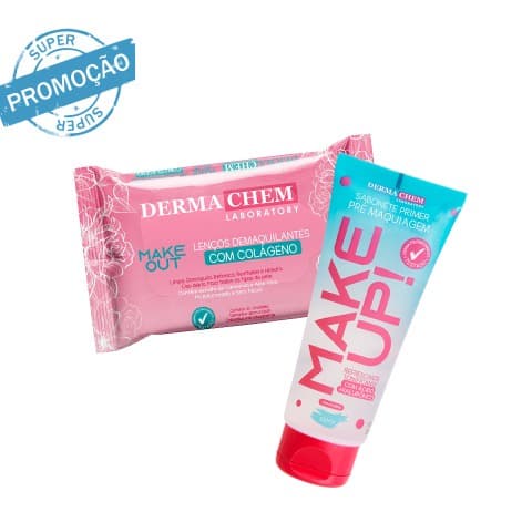 Kit Lenço e Sabonete Demaquilante Make UP - Dermachem