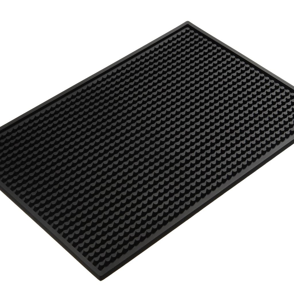 Bar Mat 45x30 Cm Tapete Escorredor Porta Copos Balde Gelo Emborrachado Descanso de Copos Mesa