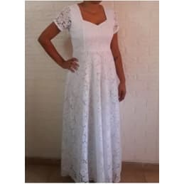 Vestido Longo Renda, casamento , Evangélica, Plus Size