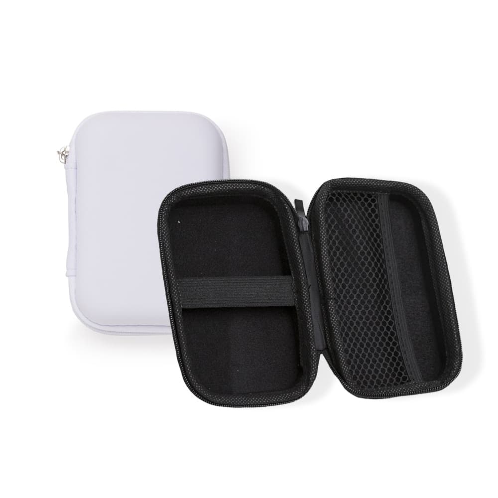 Case Estojo Bag C/ Redinha Porta Fones De Ouvido/Moedas em Couro Sintético - M