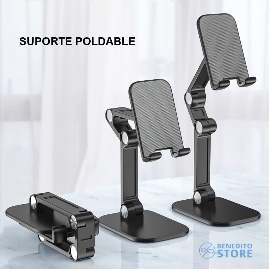 Suporte para tablet elegante e leve para celular suporte para mesa suporte dobradiça portátil-Envio Imediato
