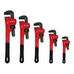Kit Jogo 5 Chave Grifo 10 12 14 18 24 Pol Tubo Profissional - Ferramenta