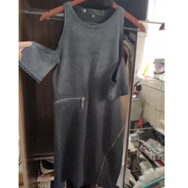 Vestido rocker acinturado John John