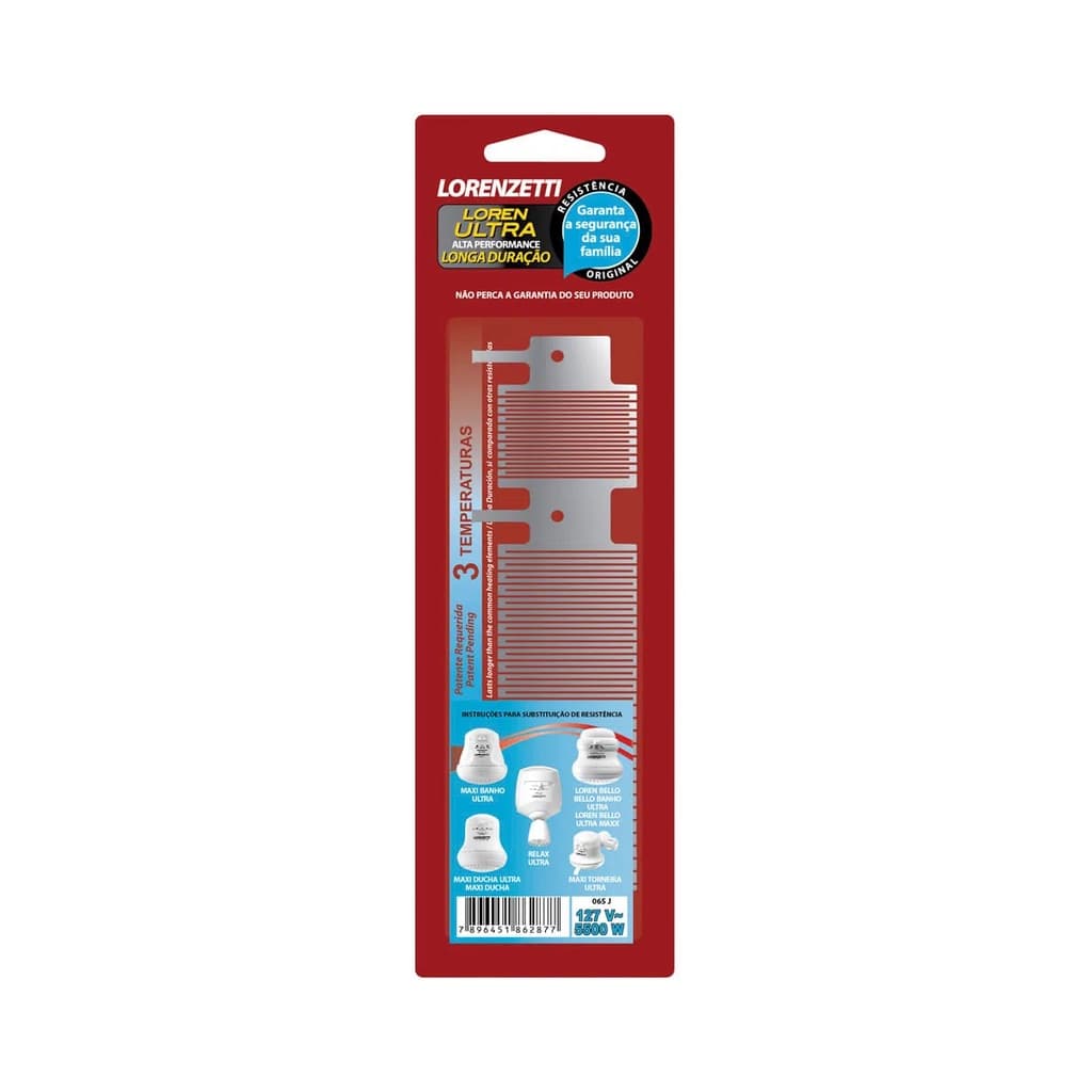 Resistencia Loren Ultra 3T 127v ou 220v 5500W Escolher Voltagem
