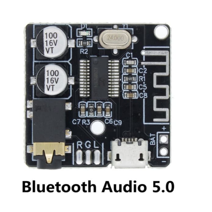 Receptor de áudio Bluetooth 5.0 antena Bluetooth mp3