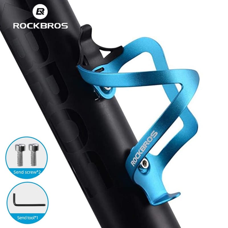 ROCKBROS 3D Ultraleve Bicicleta Suporte Para Garrafa De Gaiola Água Alumínio Liga MTB Ciclismo De Estrada De Montanha