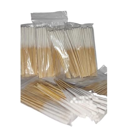 Palito ponta redonda com algodão para limpeza sobrancelha henna  OFERTA
