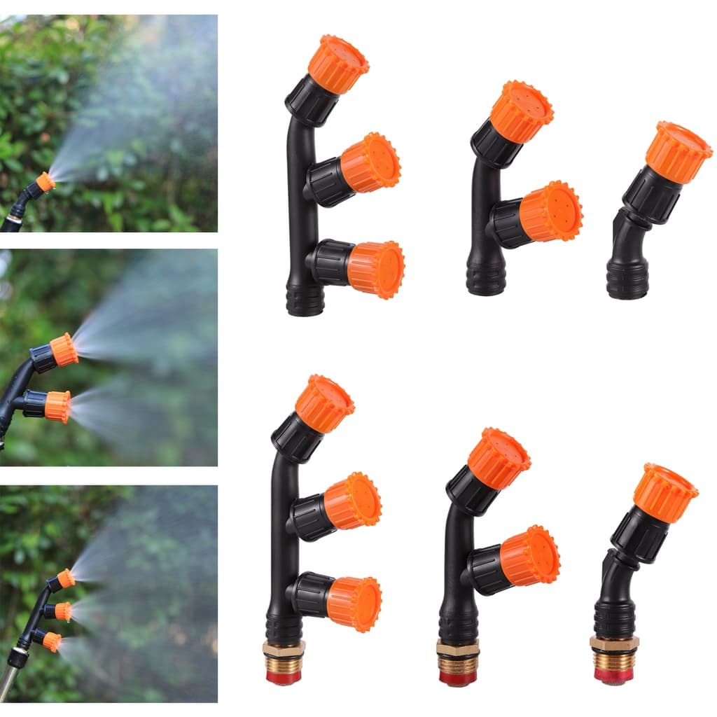 Bocal De Névoa De Pesticidas Em Spray De Cabeça 1/2/3 Com 1/4 De Polegada , Rosca De " Para Jardim , Agricultura , Estuf