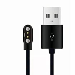 Cabo Carregador Para Relogio Smartwatch Magnético 2 Pinos P70 / P80/ P80S