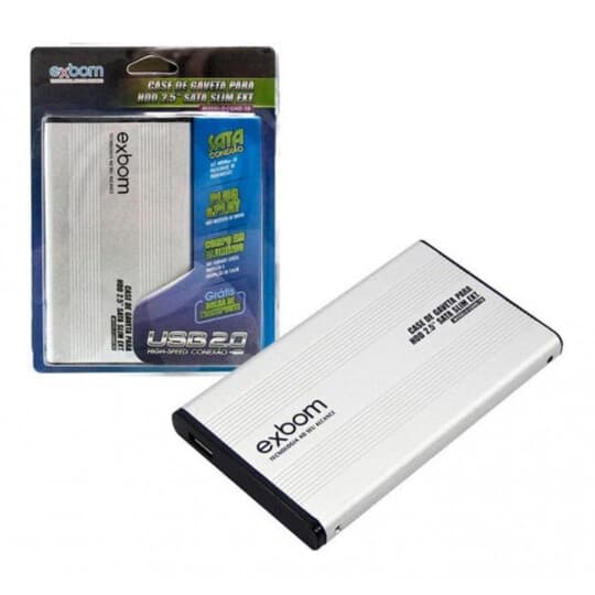 Case 2.5 Gaveta Externa Hd Sata Notebook Pc Xbox Usb 2.0